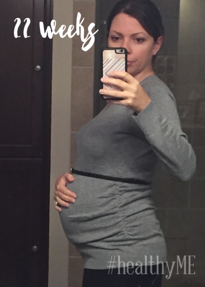 22 weeks! The bump grew!